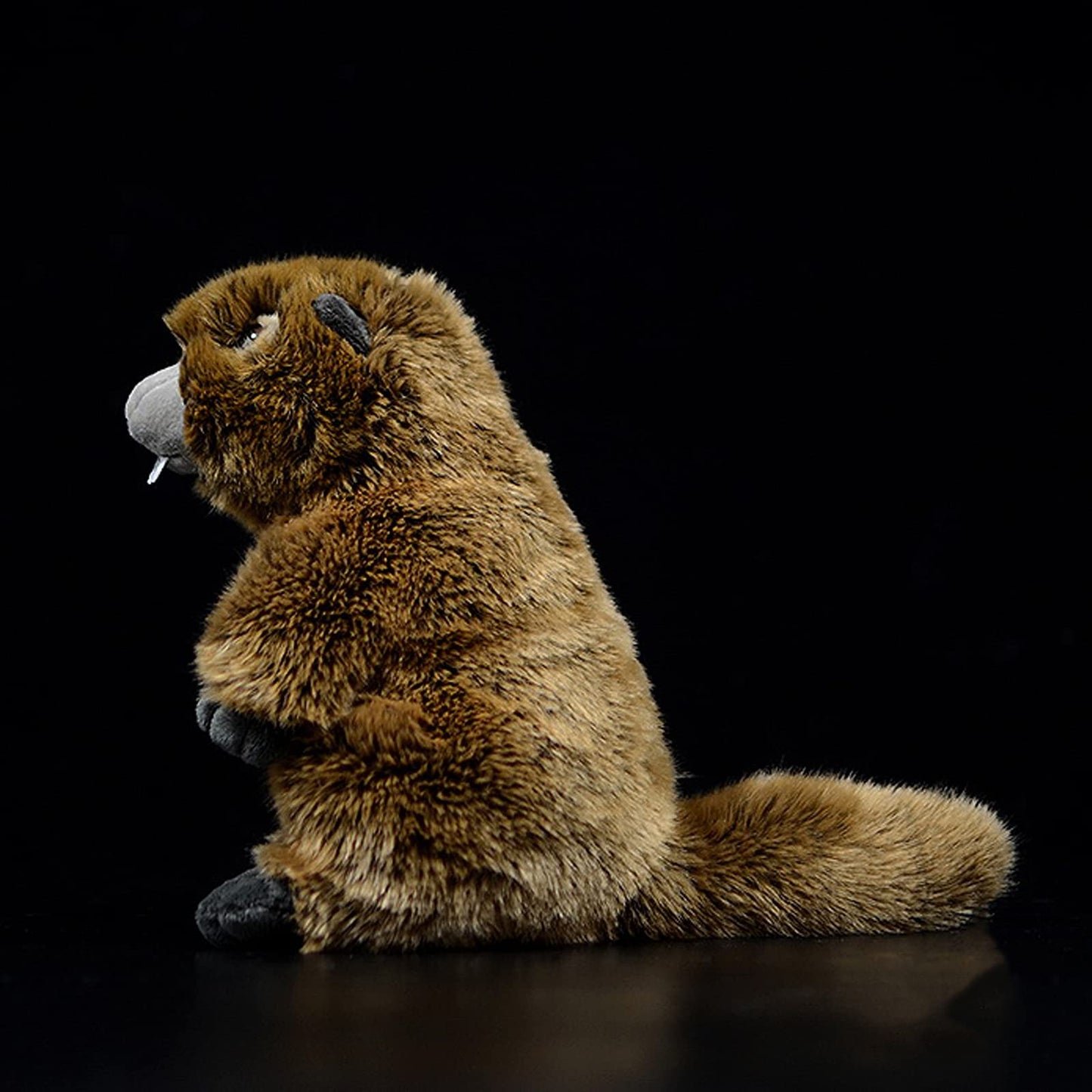 Zhongxin Made Simulation Groundhog Plush Toy - Cute Real Life Greedy Groundhog Simulation Plush Toys, Lifelike Wild Animals Prai
