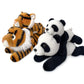 Hideekoog Stuffed Animal for Kids 12 inch Realistic Animal Plush Toy Lying Down Posture Animals Plush for Boys Girls mature-themed Birthday Hug Teaching(L-Panda)