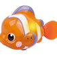 Robo Alive Junior Little Fish Battery-Powered Baby Fish Bath Toy By Zuru Bathtub Water Toys With Batteries, Orange Fish
