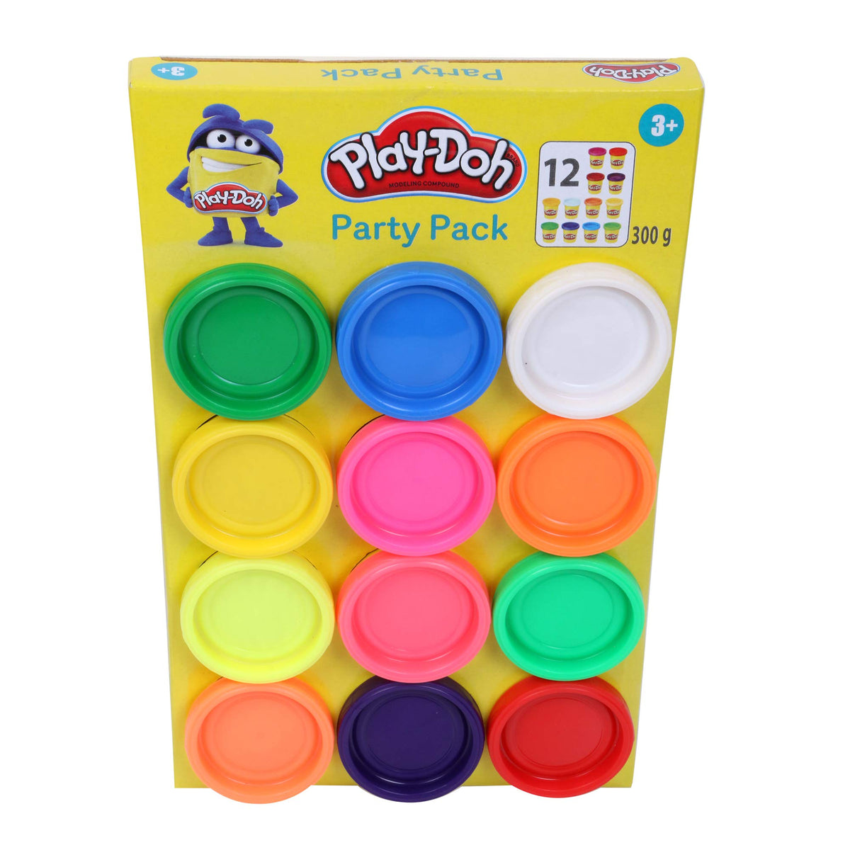 PlayDoh Party Pack Of 12 NonToxic Colours (Multicolor), Toys For Kids 2 Years And Up