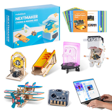 Makeblock Nextmaker 6 In 1 Stem Kits, Coding Robot Kits For Kids 8-12, Free Online Coding Courses, Music And Led Light, Programmable Coding Toys, Educational Stem Toys Gift For Kids