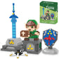 Finger Rock Link Building Set  Game Action Figure Building Kit  4 in 1 BOTW Holding Master decorative replica blade and Hylian Shield Guardian Toys Gifts for mature-themeds Kids 12+ (1200 PCS)