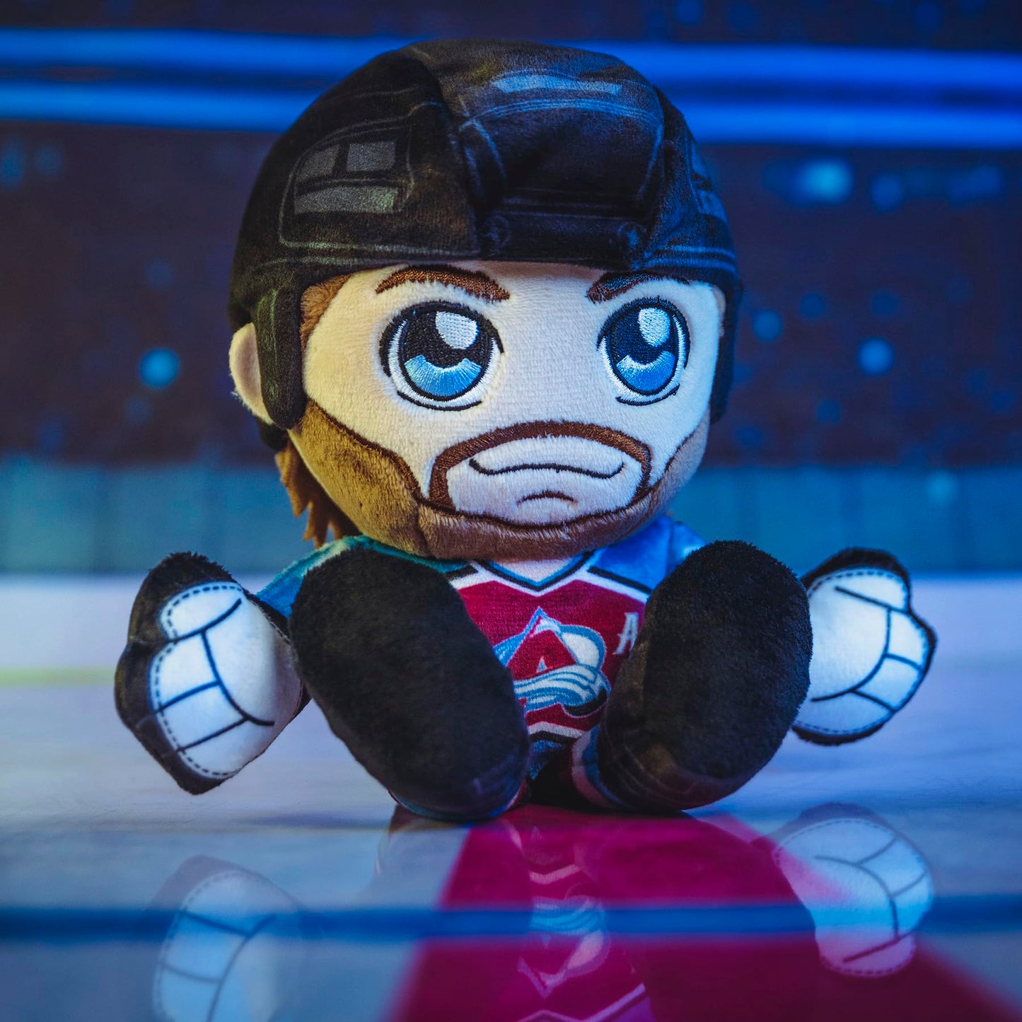 Bleacher Creatures Colorado Avalanche Peter Forsberg 8'' NHL Kuricha Sitting Plush - Soft Chibi Inspired NHL Superstar