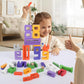 Lasoba Wooden Numberblocks Toys, 30 Pcs Number Blocks Toys For Kids, Large Number Block 1-10, Digital Building Blocks, Stacking