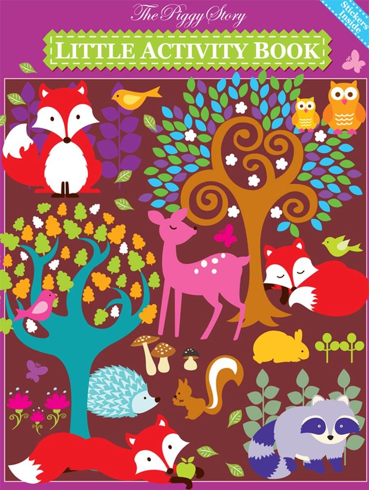Piggy Story Little Activity Book, Fox & Woodland Animals
