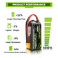 OVONIC 3s Lipo Battery 35C (Burst 70C) 2200mAh 11.1V Lipo Battery with XT60 Connector for Airplane RC Quadcopter Helicopter FPV