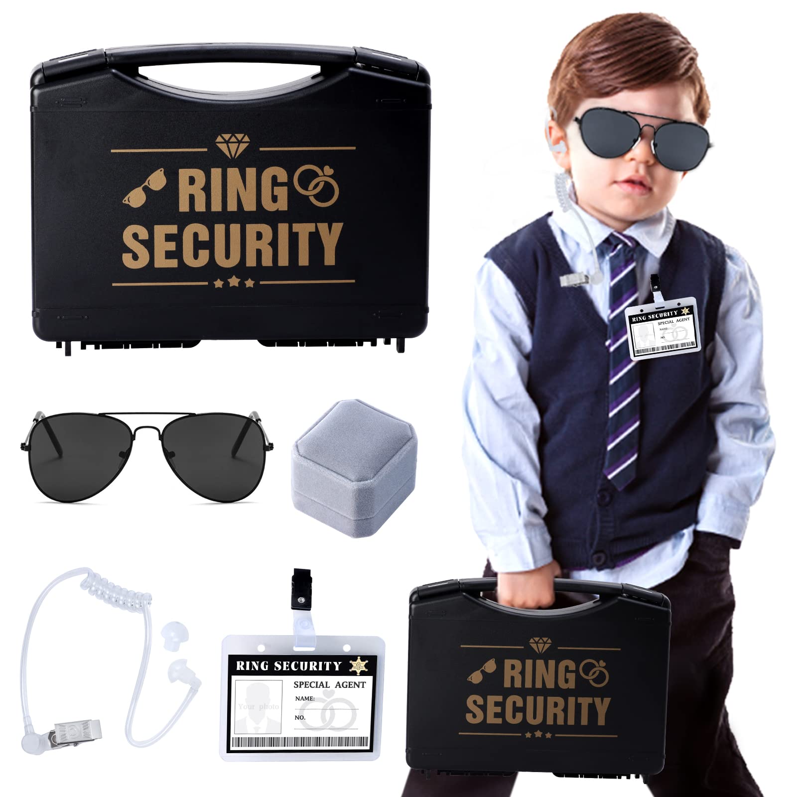 Keymall Ring Security Set for Kids - Medium - Black - 5 Pieces – Toytooth
