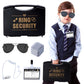 Keymall Ring Bearer Wedding Ring Security Box Include Special Agent ID Card Shades Ring Box For Kids Ring Bearer Proposal Gift (