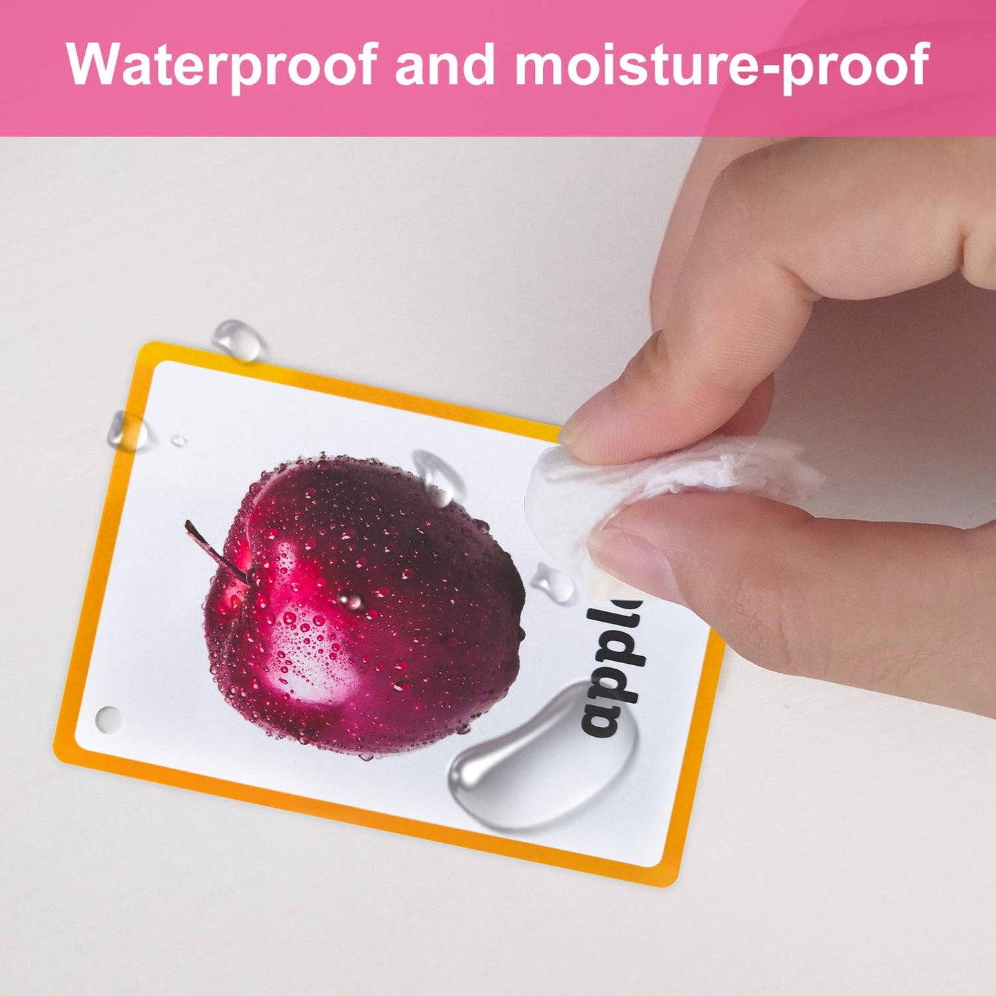 Fruits/Vegetable/Foods/Food Quantities English Flash Cards Pocket Card Learning Baby Toys For Children Pre-Kindergarten Kids Gif