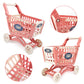 Deao Kids Shopping Cart Trolley For Groceries Toddlers 65 Food Fruit Vegetables Pretend Play Food Role Play Educational Toy Play