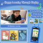Deao Kids Smart Phone For Boys, Gifts For 3-10 Year Old Girls Christmas Birthday Kids Toys, Toddler Learning Play Toy Phone With