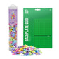 PLUS PLUS 240 Piece Interlocking Building Blocks for Kids, Open Ended Connecting Toys, STEM Bin Mini Manipulatives - Pastel Mix