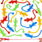 Lovestown 32Pcs Colorful Sticky Lizards, Stretchy Rubbery Sticky Lizards Stretchy Sticky Toys For Kids Party Favors Goodie Bag S