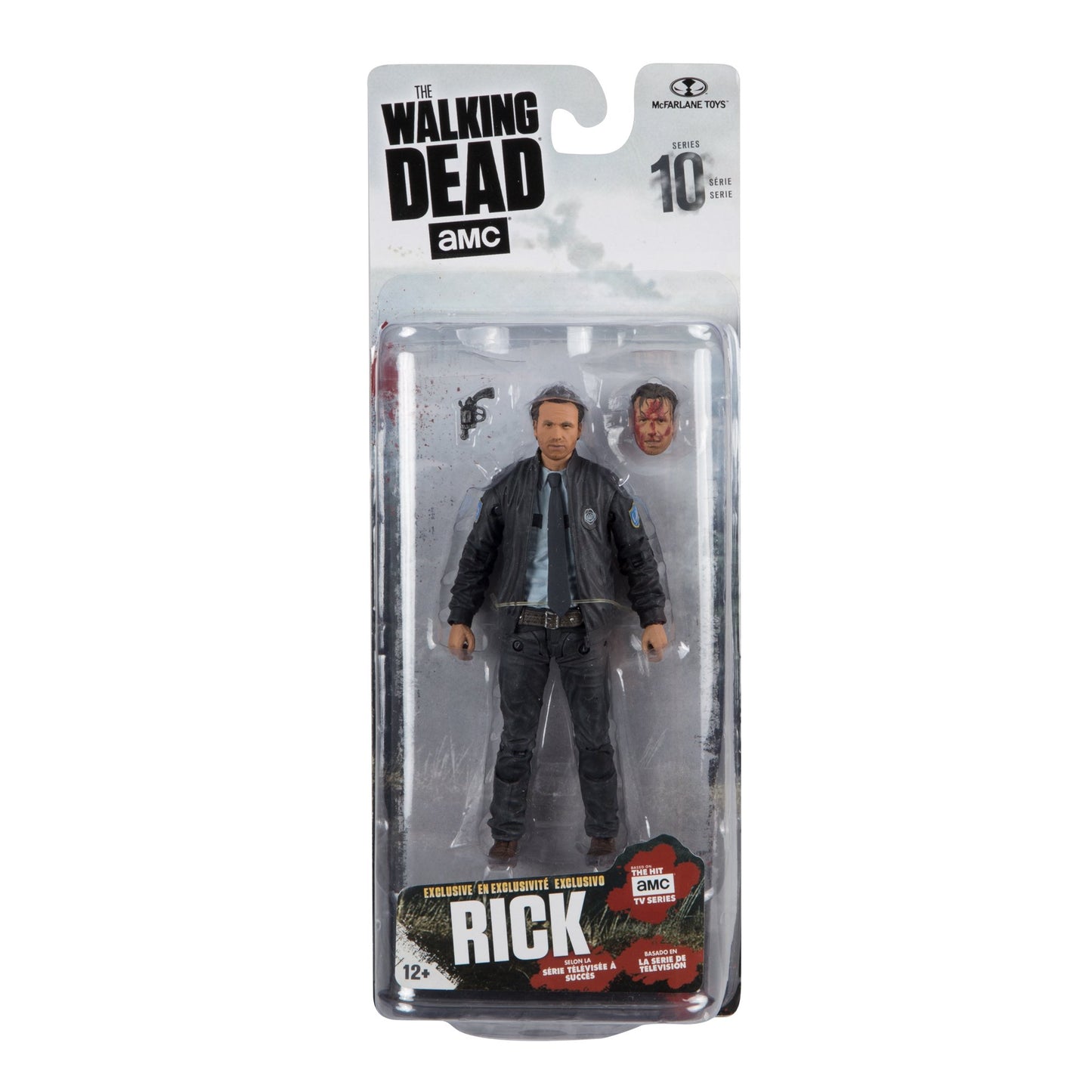 McFarlane Toys The Walking Dead Rick Grimes Action Figure - Model 14656-1, Plastic Material, Collectible Toy