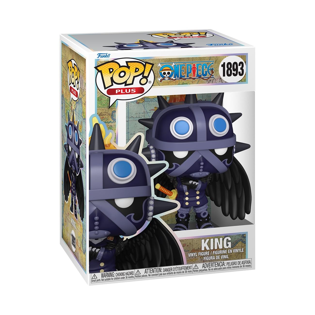 Funko Pop Plus One Piece King Collectible Vinyl Figure - Multicolor - Model 83808 - Official Merchandise for Anime Fans & Collectors