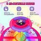 Unicorn Sit And Spin, Godelaif Sit And Spin Toy 360 Spinning Stool Seat Sensory Toys Christmas Birthday Gift With Music & Led Li