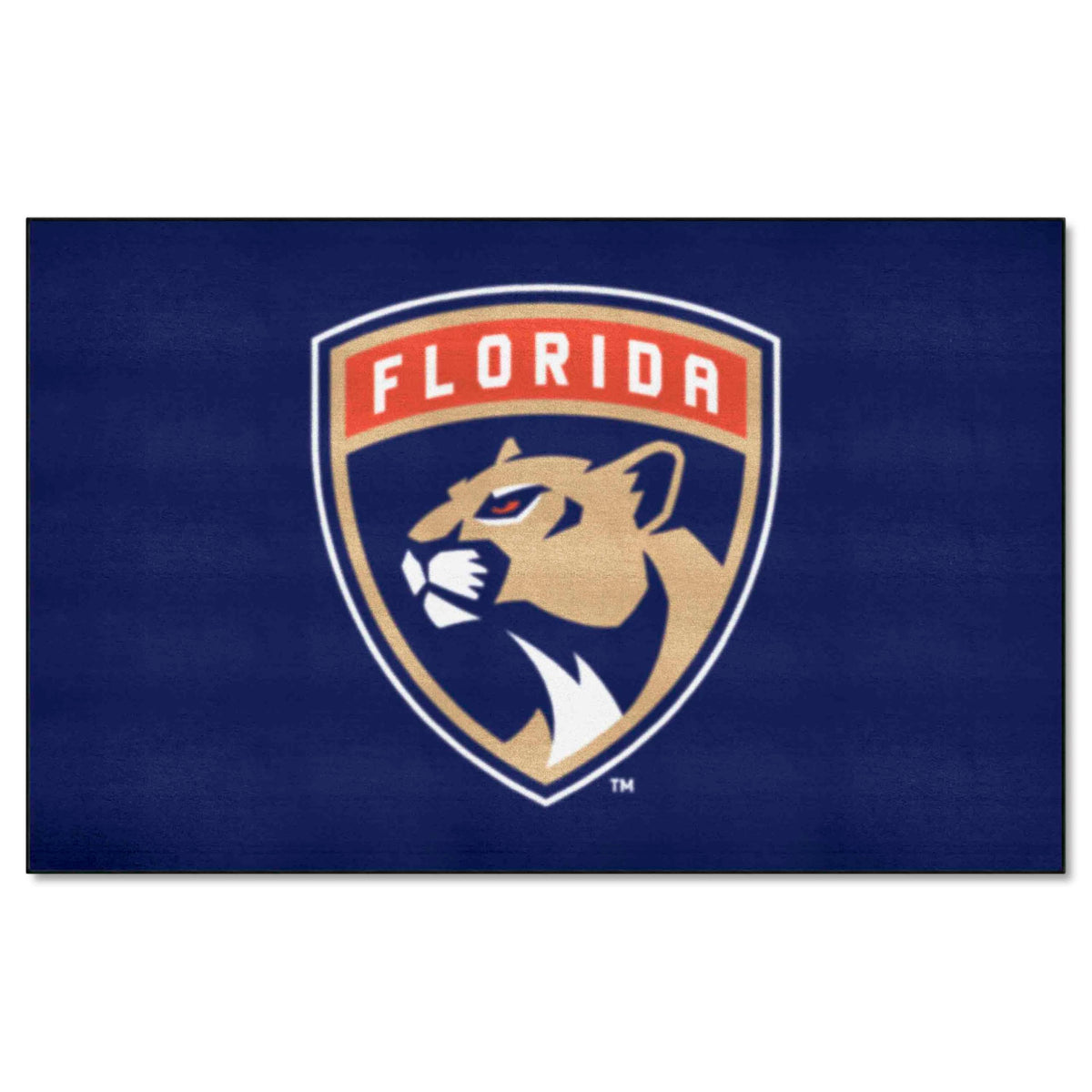 FANMATS 10538 Florida Panthers Ulti-Mat Rug - 5ft. x 8ft. | Sports Fan Area Rug, Home Decor Rug and Tailgating Mat