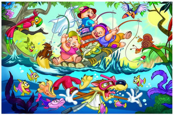 Eurographics 35-Piece Classicic Fairy Tales The Three Little Pigs Puzzle