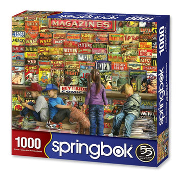 Springbok'S 1000 Piece Jigsaw Puzzle Comic Book Heaven - Made In Usa