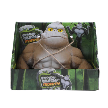 WAYFENGLI Super Stretchy Gorilla Fidget Toy  Squishy Monkey Squeeze Toy  Splat Maxi Kong  Sensory and Fidget Toy for Kids and mature-themeds  Fun Gift for Fidgeters  Ideal Gift for Kids (Brown)