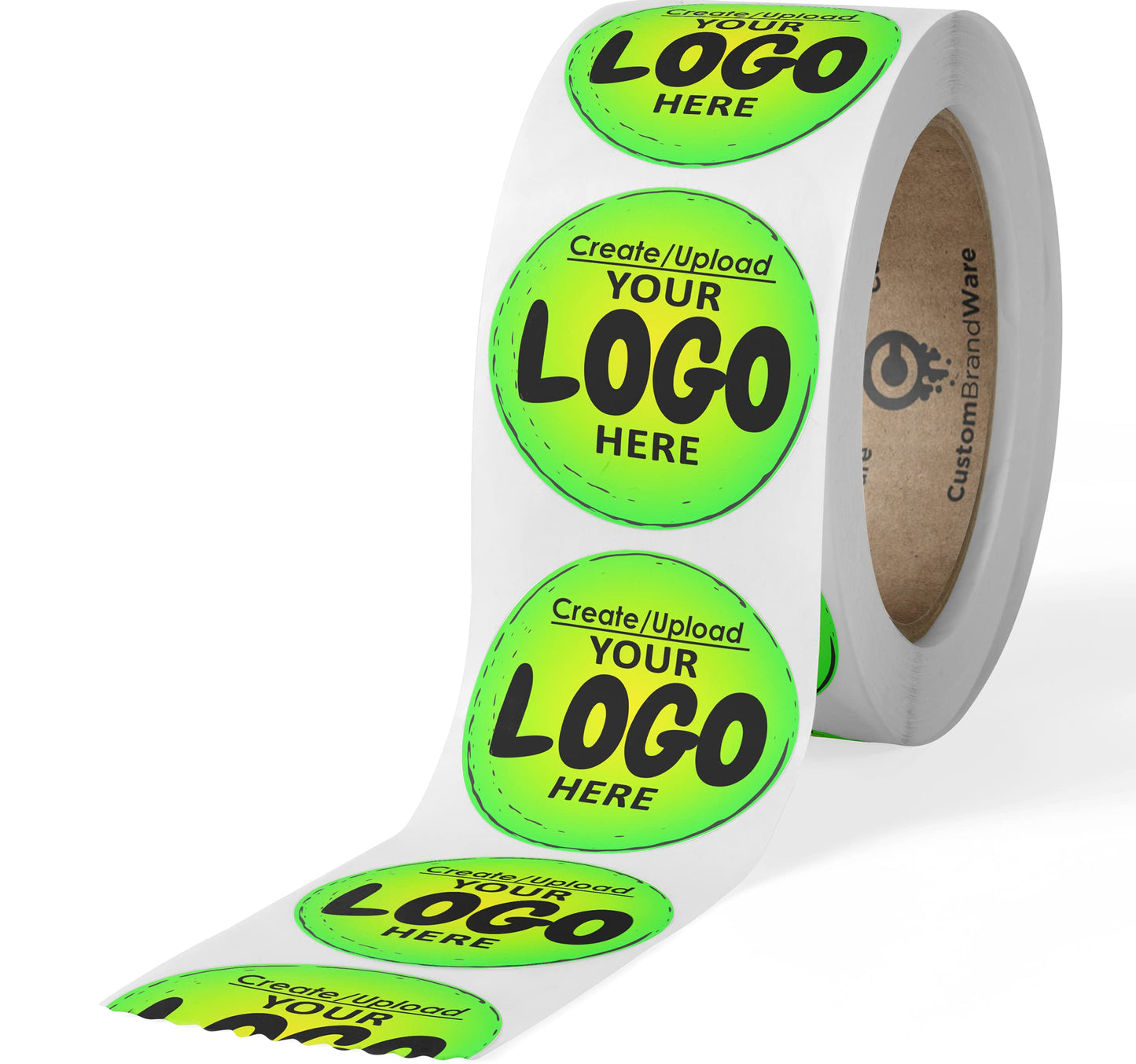 Build Your Own Stickers/Labels - Any Design + Logo- Personalize Your Own Business Stickers- 50+ Roll - Multi Shapes, Sizes, Back