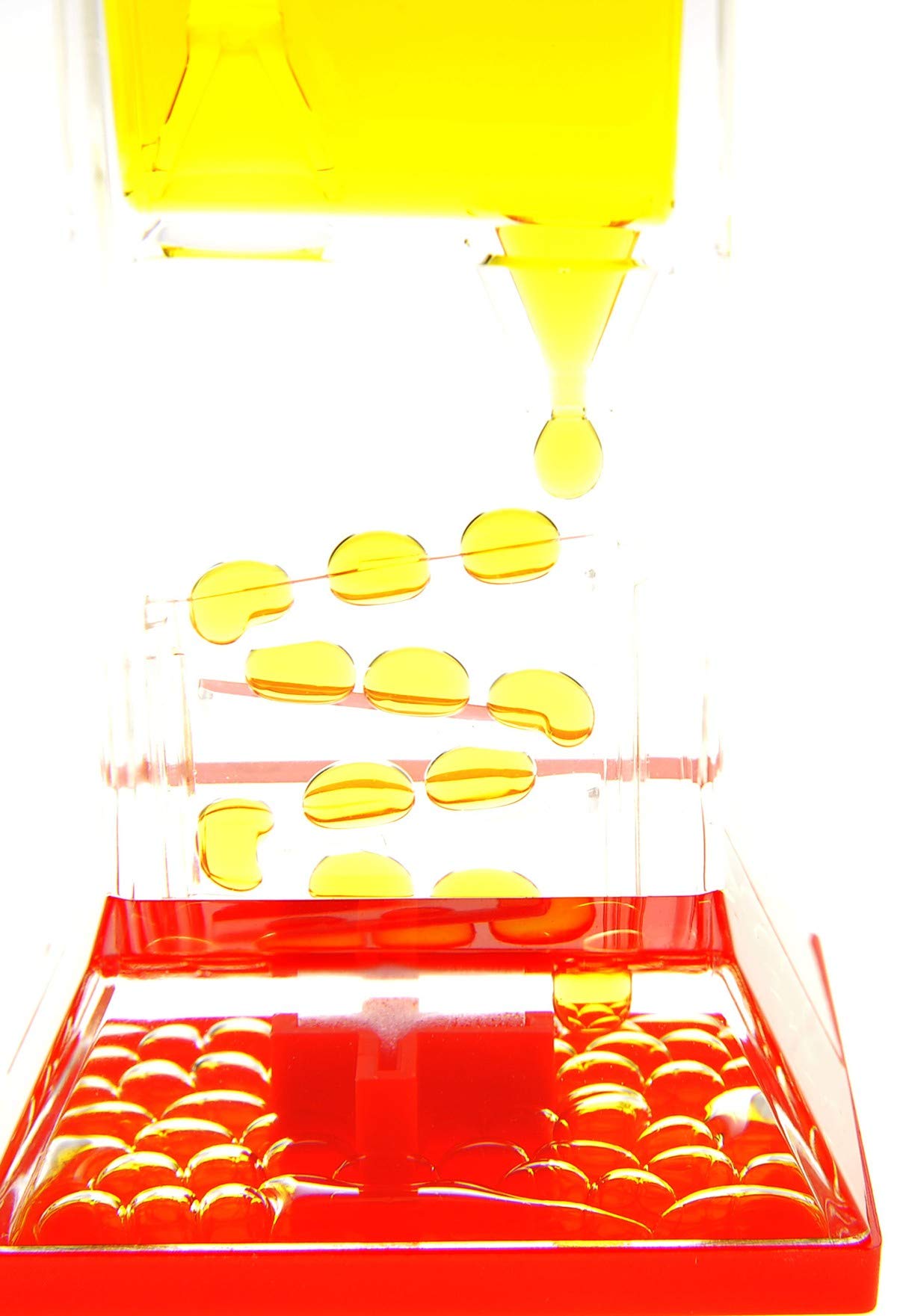 Az Trading & Import Tg02-Yellow Liquid Motion Bubbler, Multicolor