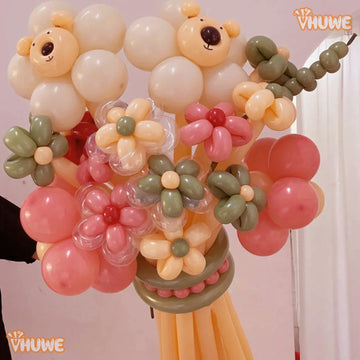 260 Balloons Blush Pink, Thickened 100 Pack Long Balloons Twisting Skinny Magic Balloons For Balloon Arch Animals Clown Kids Bir