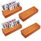 Iswabard Card Holders For Playing Cards 4 Pack Playing Cards Holder For Kids Elder Card Deck Stand Wood Holder Racks Tray For Or