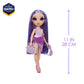 Rainbow High Swim & Style Violet, Purple 11' Fashion Doll With Shimmery Wrap To Style 10+ Ways, Removable Swimsuit, Sandals, Fun Play Accessories, Great Toy Gift For Girls Kids Ages 4-12 Years