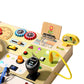 Merishopp Montessori Busy Board Kids Sensory Toys Cognition Game Analog Steering Wheel| Baby Learning Toy | Infant Activity Toy 