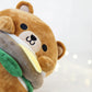 Hamburger Bear Plush 8 Inches Soft Cute Design Cheese Burger For Decoration Food Party Gift