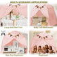 Extra Large Toddler Bed Tent & Kids Play Tent Bed Tent With Flags & Star Lights, Portable & Foldable Teepee, Indoor Outdoor Dome