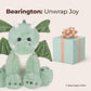 Bearington Collection Burnie Plush Dragon Stuffed Animal, 10.5 Inch