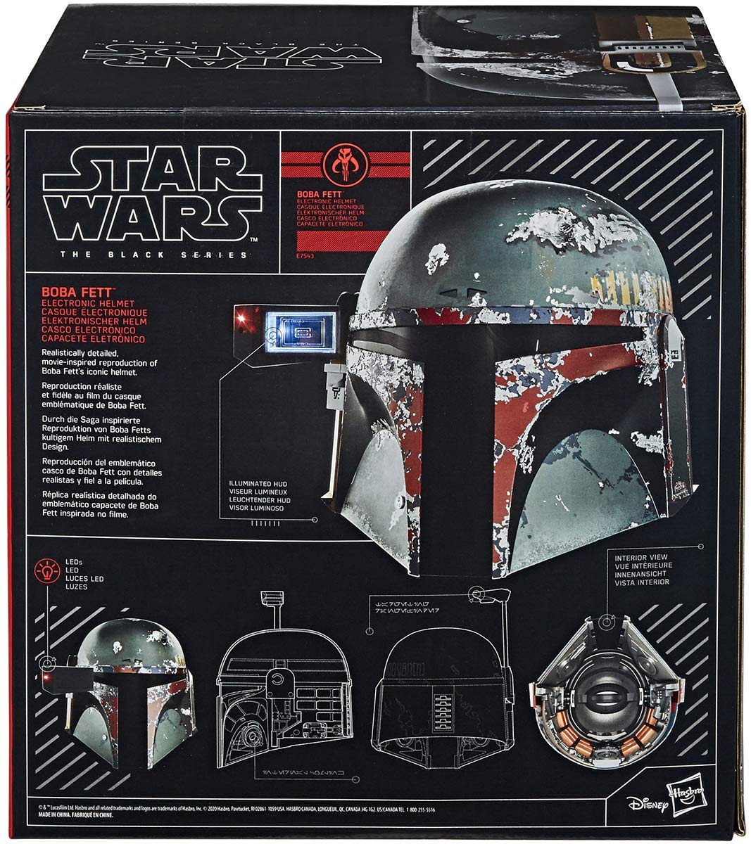 STAR WARS The Black Series Boba Fett enhanced Electronic Helmet  The Empire Strikes Back Full-Scale Roleplay Collectible
