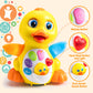 Joyin Baby Toys Duck, Infant Dancing Crawling Musical Toys 18+ Months, Tummy Time Light Up Learning Duck With Music & Lights, Baby Easter Basket Stuffers Gifts, Easter Basket