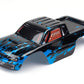 SummitLink Custom Body Compatible for 1/10 Scale RC Car or Truck (Truck not Included) (Muddy Blue Over Black)
