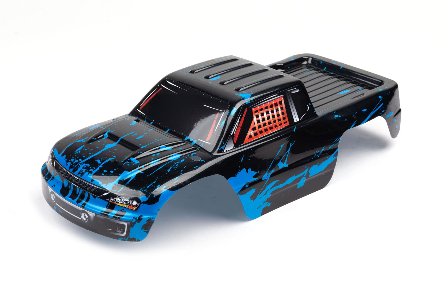 SummitLink Custom Body Compatible for 1/10 Scale RC Car or Truck (Truck not Included) (Muddy Blue Over Black)