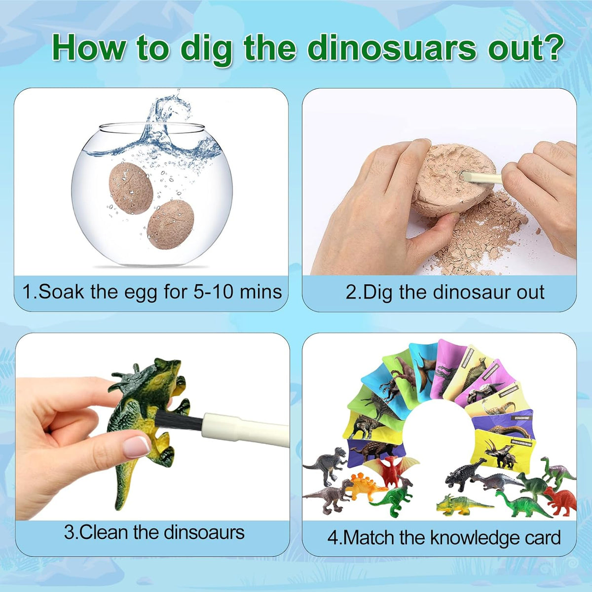 Dinosaur Dig It Up Eggs