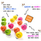 Neliblu Neon Smile Stress Balls For Adults And Kids - Foam Squeeze Balls For Stress Alleviation, Relaxation And Fun - Pack Of 12 Happy Face 2.5-Inch Stress Balls - Ideal For Parties, Therapy, And Toys