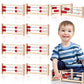 Saysurey 12 Pcs Mini 20-Bead Wooden Rekenrek Abacus, Abacus for Kids Math, Math Counters Manipulatives Counting Rack for Kids Ed
