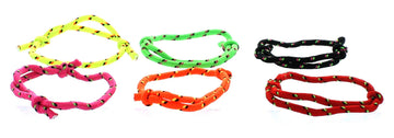 Fun Express Bulk Friendship Bracelets - 72 adjustable nylon bracelets in a variety of colors - Party Favors and Giveaways