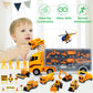 ALOTJOY Toys for Boys,25 Pcs Engineering Die-cast Construction Car Toddler Toys for 3 Year Old Boys Vehicles Gifts Kids Toys for