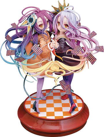 Phat! No Game No Life - Zero: Shiro & Schwi 1:7 Scale Pvc Figure, Multicolor