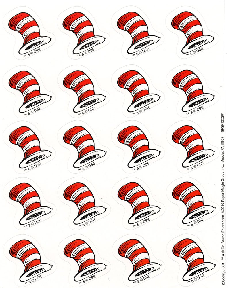 Eureka The Cats Hat Stickers