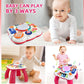 Dahuniu Baby Toy- Engaging Baby Activity Center For 6 12 18 Months Old- Safe, Sturdy, And Fun (11.8 X 11.8 X 12.2 Inches) (Red)