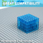 300 Pieces Transparent Clear Bricks Parts Pack, Classic Creative Bulk Blocks Set Blocks In Random Color - Mixed Shape