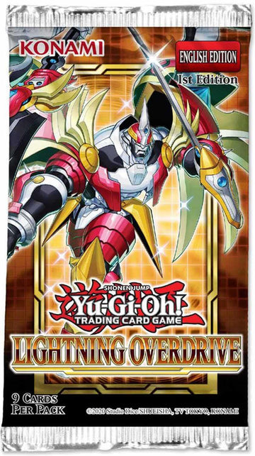 Yu Gi Oh! - Lightning Overdrive Booster Box - 1St Edition - English (24 Packs Each Of 9 Cards)