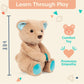 B. Toys- B. Softies-12' Plush Bear- Soft & Cuddly Plush Teddy Bear – Huggable Stuffed Animal Bear Toy – Washable – Newborns, Toddlers, Kids- Happy Hues-Cara-Mellow Bear- 0 Months +