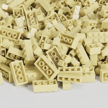 Webrick 300 Pcs Classic Building Bricks, Apricot Yellow Bulk Bricks,Compatible With Lego And Major Brands Parts And Pieces, Crea