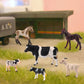 Lc Joycre Realistic Horses Cows Sheep Toys 6Pcs Playset Cows Figurine For Toddlers Goat Figure Arab Foal Model Decoration For Bi